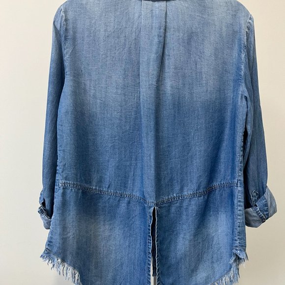 Cloth and Stone Chambray Button Down Top size S - Picture 4 of 4